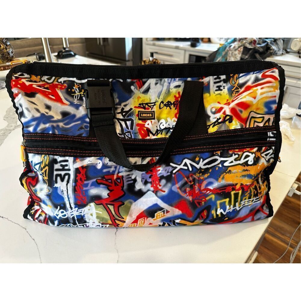 Lucas Multicolor Graffiti Travel Bag